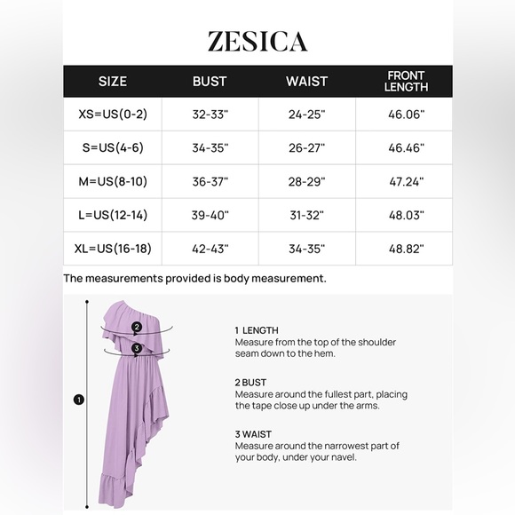 NWT Boho One Shoulder Ruffle Asymmetrical High Low Flowy Prom Gown Long Dress - Picture 5 of 5